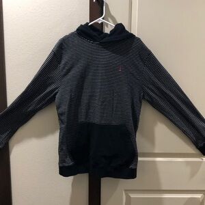 Volcom Black and White Striped Hoodie